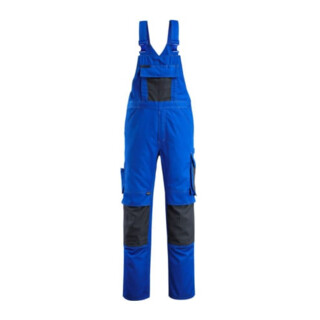 Mascot Augsburg Latzhose Größe 76C46, kornblau/schwarzblau