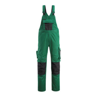Mascot Augsburg Latzhose Größe 82C42, grün/schwarz
