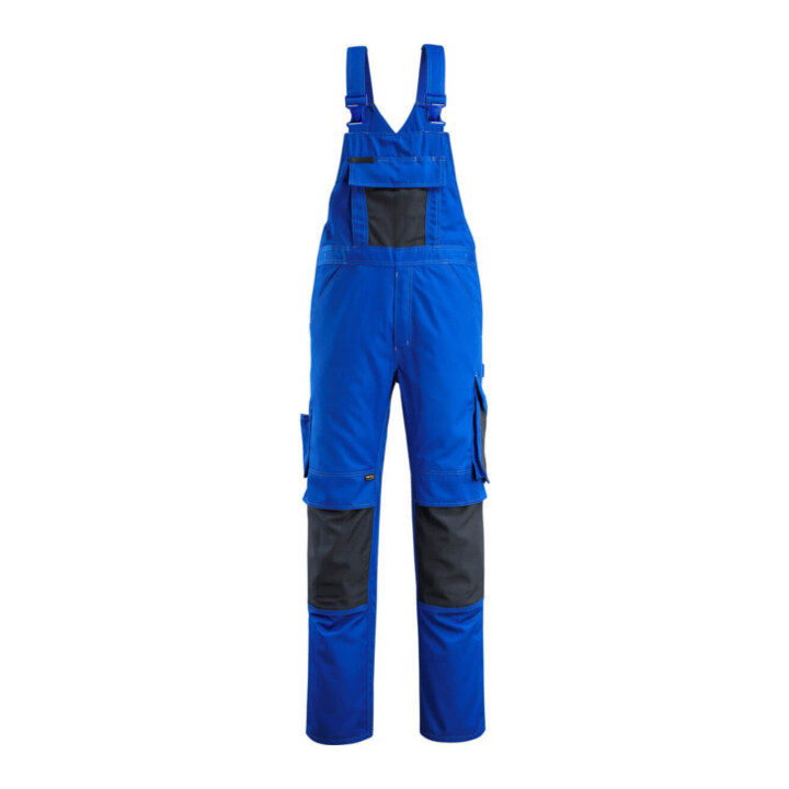 Mascot Augsburg Latzhose Größe 82C50, kornblau/schwarzblau