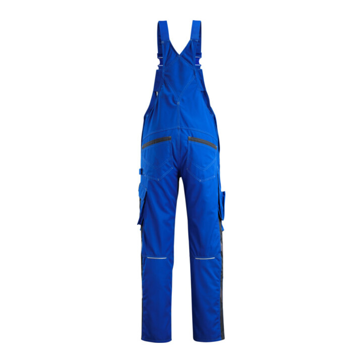 Mascot Augsburg Latzhose Größe 82C50, kornblau/schwarzblau