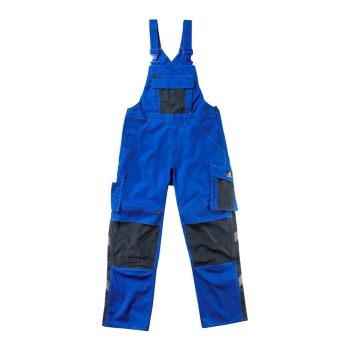 Mascot Augsburg Latzhose Größe 82C50, kornblau/schwarzblau
