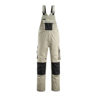 Mascot Augsburg Latzhose Größe 82C62, hellkhaki/schwarz