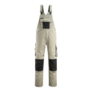 Mascot Augsburg Latzhose Größe 90C48, hellkhaki/schwarz