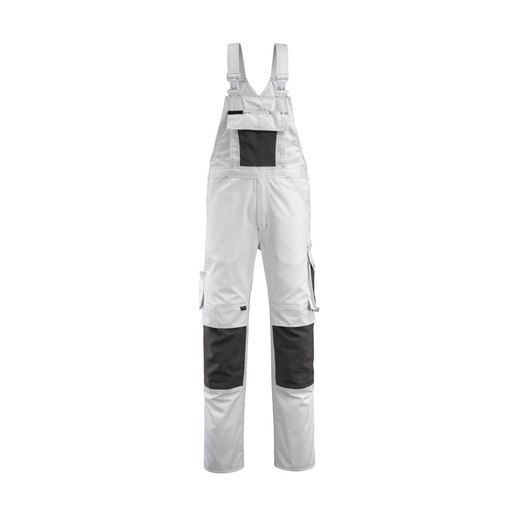 Mascot Augsburg Latzhose Größe 90C52, weiss/dunkelanthrazit