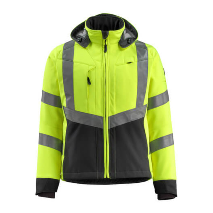 Mascot Blackpool Soft Shell Jacke hi-vis gelb/schwarz
