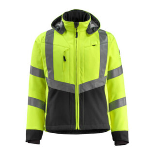 Mascot Blackpool Soft Shell Jacke Größe 3XL, hi-vis gelb/schwarz