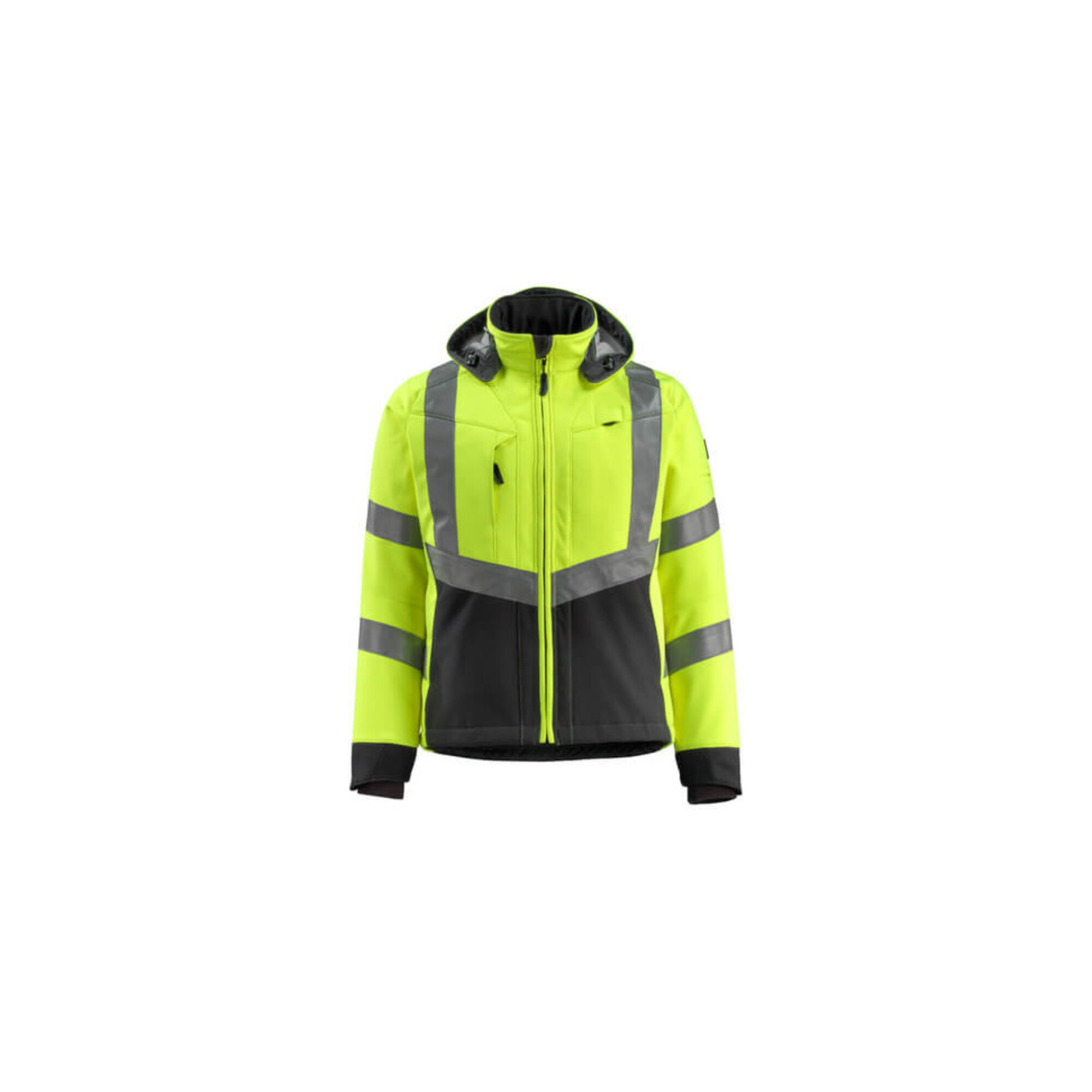 Mascot Blackpool Soft Shell Jacke Größe 3XL, hi-vis gelb/schwarz