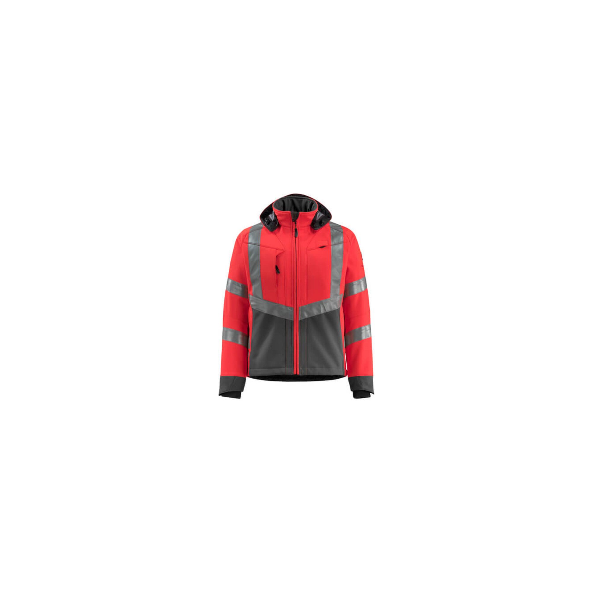 Mascot Blackpool Soft Shell Jacke Größe L, hi-vis rot/dunkelanthrazit