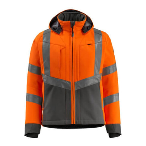 Mascot Blackpool Soft Shell Jacke hi-vis orange/dunkelanthrazit