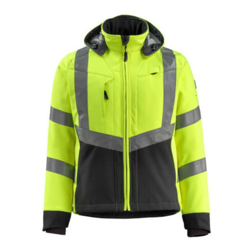 Mascot Blackpool Soft Shell Jacke hi-vis gelb/schwarz