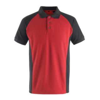 Mascot Bottrop Polo-shirt Größe L, rot/schwarz