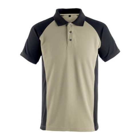 Mascot Polo-Shirt Bottrop Hellkhaki/Schwarz