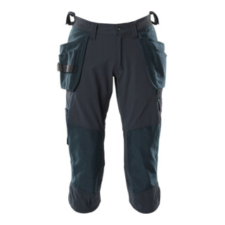 Mascot Dreiviertel-Hose C44 schwarzblau Stretch Hängetaschen
