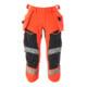 MASCOT Dreiviertel-Hose C48 Hi-vis rot/schwarzblau Stretch Hängetaschen