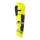 Mascot Dreiviertel-Hose C49 hi-vis gelb/schwarz Stretch Hängetaschen