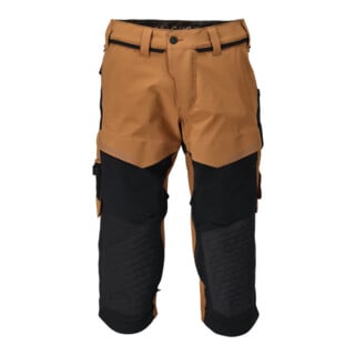 Mascot Dreiviertel-Hose C50 Knietaschen Stretch nussbraun/schwarz