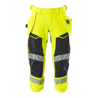 Mascot Dreiviertel-Hose C51 Stretch hi-vis gelb/schwarzblau
