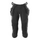 Mascot Dreiviertel-Hose C52 schwarz Stretch Hängetaschen