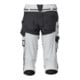 Mascot Dreiviertel-Hose C54 weiss/Anthrazitgrau Knietaschen Stretch