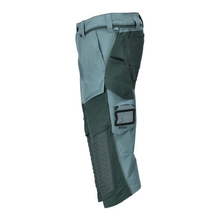 Mascot Dreiviertel-Hose C58 Knietaschen helles waldgrün/waldgrün