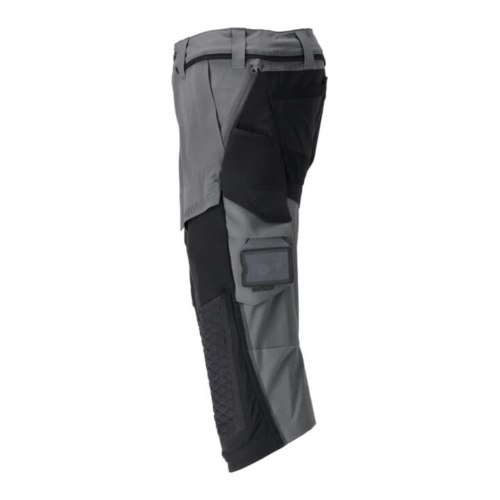 Mascot Dreiviertel-Hose C60 Knietaschen Stretch anthrazitgrau/schwarz