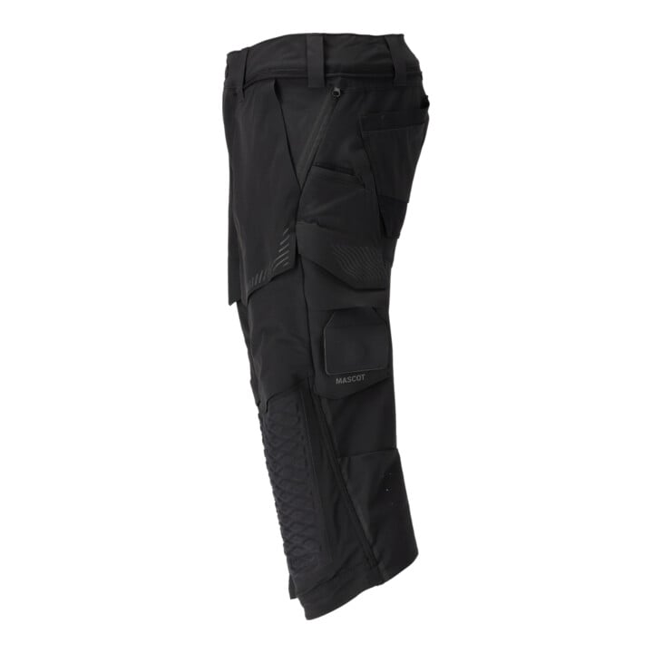 Mascot Dreiviertel-Hose C60 Knietaschen Stretch schwarz