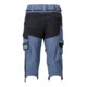 Mascot Dreiviertel-Hose C60 Knietaschen Stretch steinblau/schwarzblau