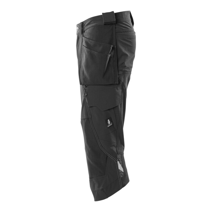 Mascot Dreiviertel-Hose C60 Stretch schwarz Hängetaschen