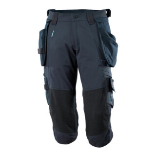 Mascot Dreiviertel-Hose, Hängetaschen, Stretchs Dreiviertel-Hose Größe C49, schwarzblau