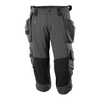 Mascot Dreiviertel-Hose, Hängetaschen, Stretchs Dreiviertel-Hose Größe C54, dunkelanthrazit