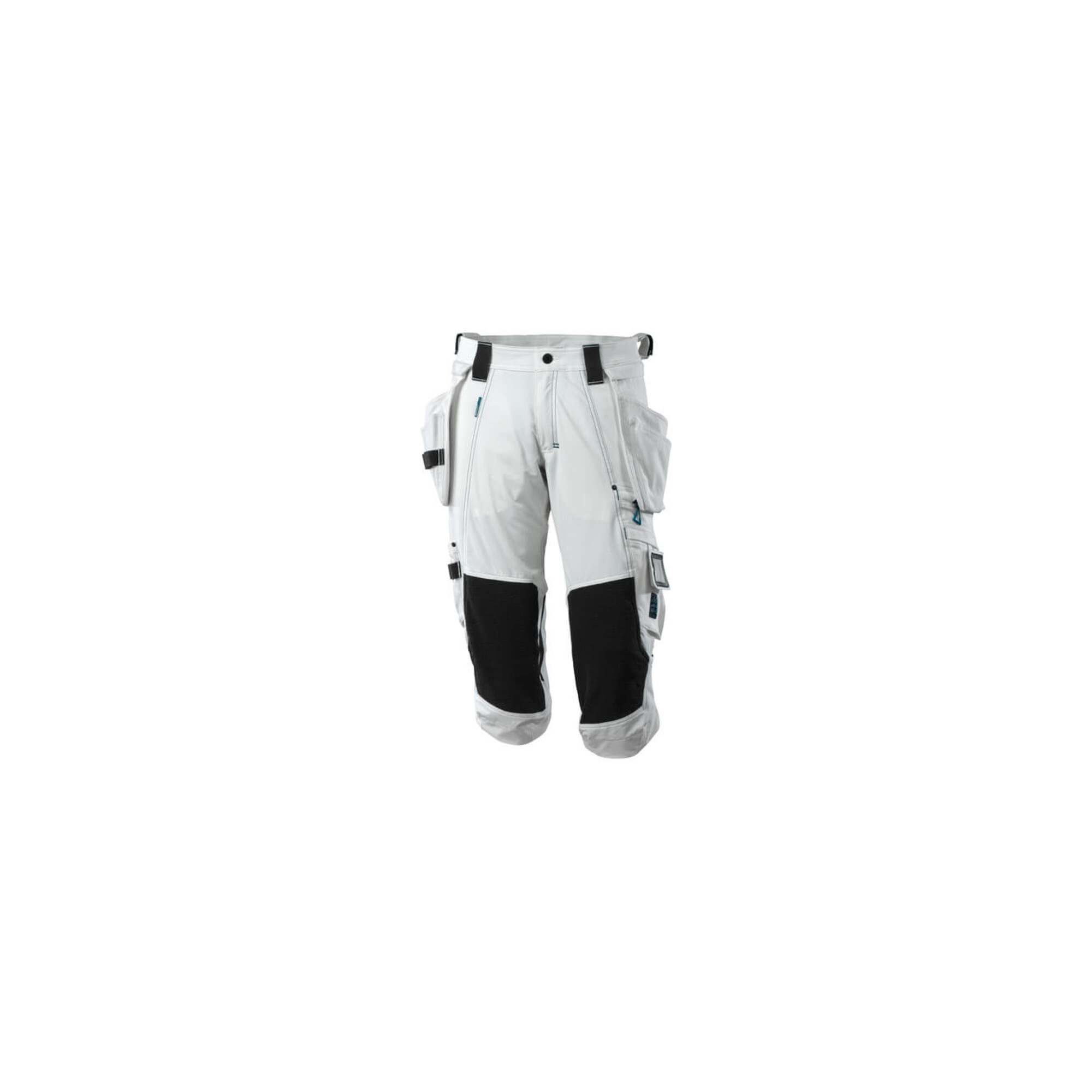Mascot Dreiviertel-Hose, Hängetaschen, Stretchs Dreiviertel-Hose Größe C56, weiss