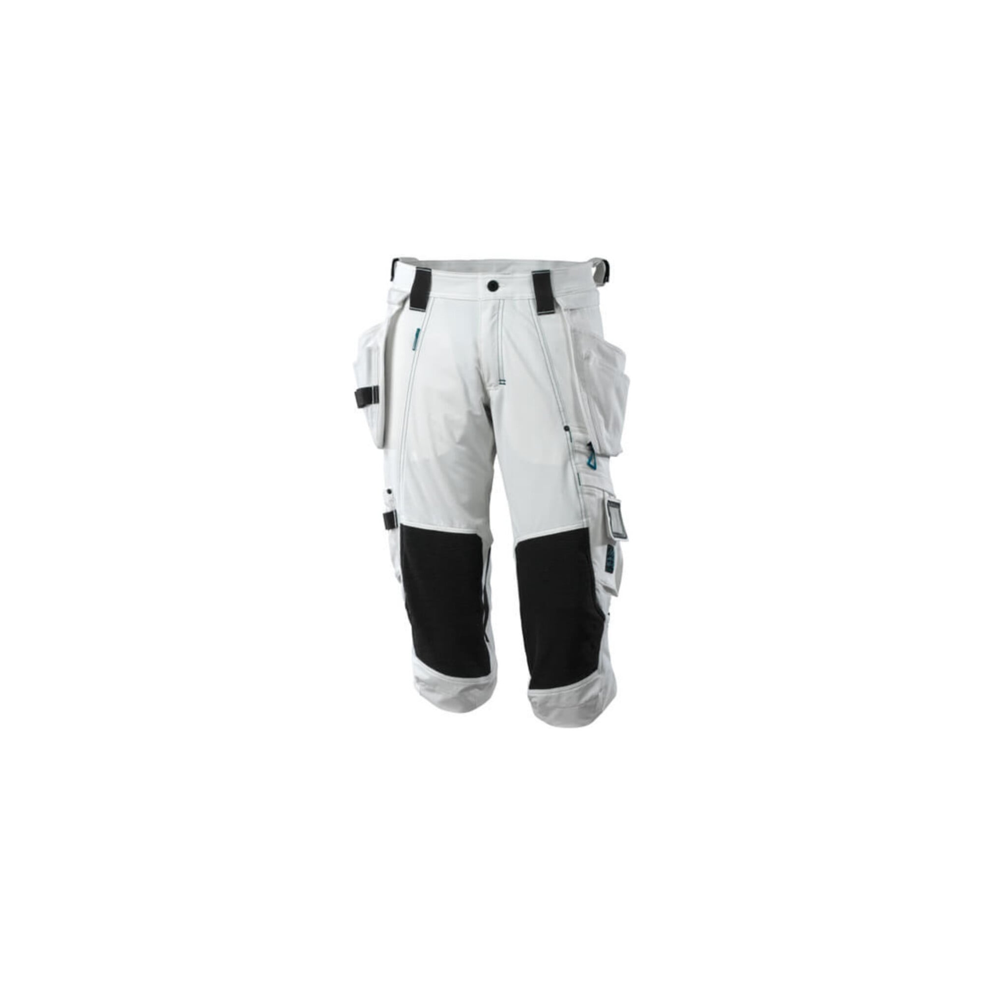 Mascot Dreiviertel-Hose, Hängetaschen, Stretchs Dreiviertel-Hose Größe C62, weiss