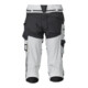 Mascot Dreiviertel-Hose Knietaschen Stretch C47 weiss/Anthrazitgrau