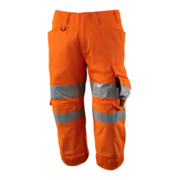 Mascot Dreiviertel-Hose mit Knietaschen, Kl. 2 Dreiviertel-Hose hi-vis orange