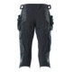 Mascot Dreiviertel-Hose Stretch Hängetaschen Größe C51 schwarzblau