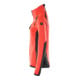 Mascot Fleecepullover Damen Microfleecejacke 2XL Hi-vis rot/schwarzblau