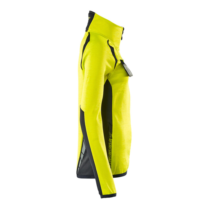 Mascot Fleecepullover Damen Microfleecejacke 5XL hi-vis gelb/schwarzblau