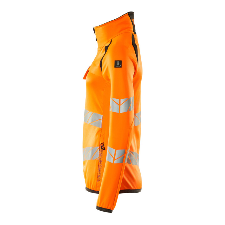 Mascot Fleecepullover Damen Microfleecejacke 5XL hi-vis orange/dunkelanthrazit