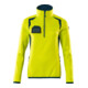Mascot Fleecepullover Damen Microfleecejacke kurz Zipper hi-vis gelb/dunkelpetroleum XL