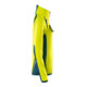 Mascot Fleecepullover Damen Microfleecejacke kurz Zipper hi-vis gelb/dunkelpetroleum XL