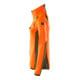 Mascot Fleecepullover Damen Microfleecejacke kurz Zipper hi-vis orange/moosgrün Größe L