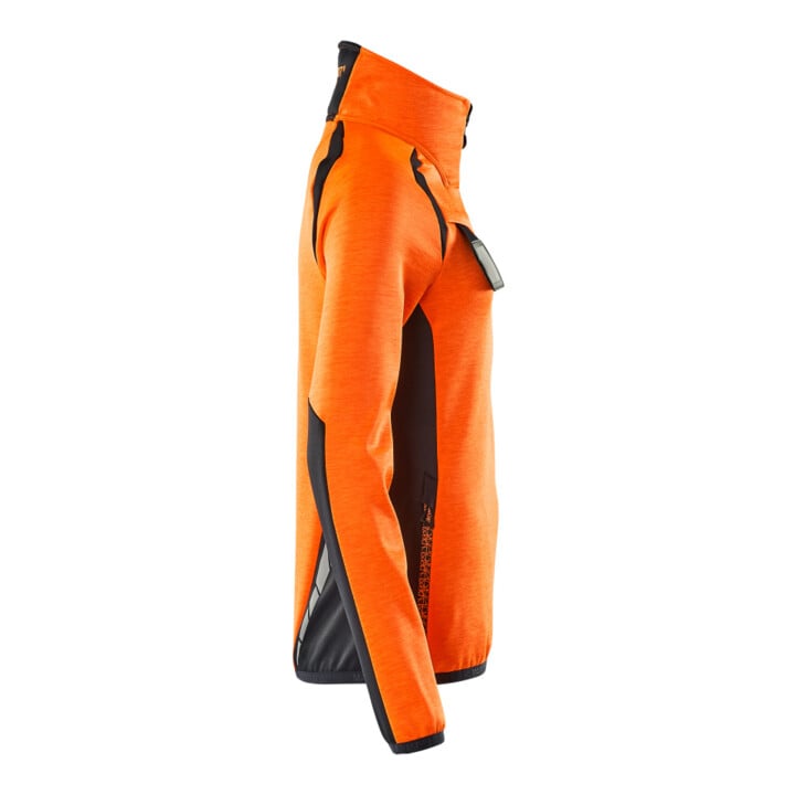 Mascot Fleecepullover Damen Microfleecejacke L hi-vis orange/schwarzblau