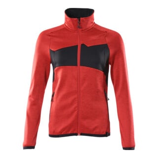 Mascot Fleecepullover Damen Microfleecejacke L verkehrsrot schwarz