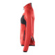 Mascot Fleecepullover Damen Microfleecejacke L verkehrsrot schwarz