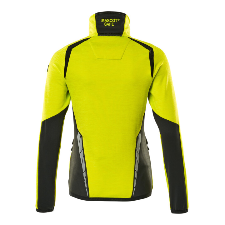 Mascot Fleecepullover Damen Microfleecejacke M hi-vis gelb/schwarz