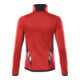 Mascot Fleecepullover Damen Microfleecejacke M verkehrsrot schwarz
