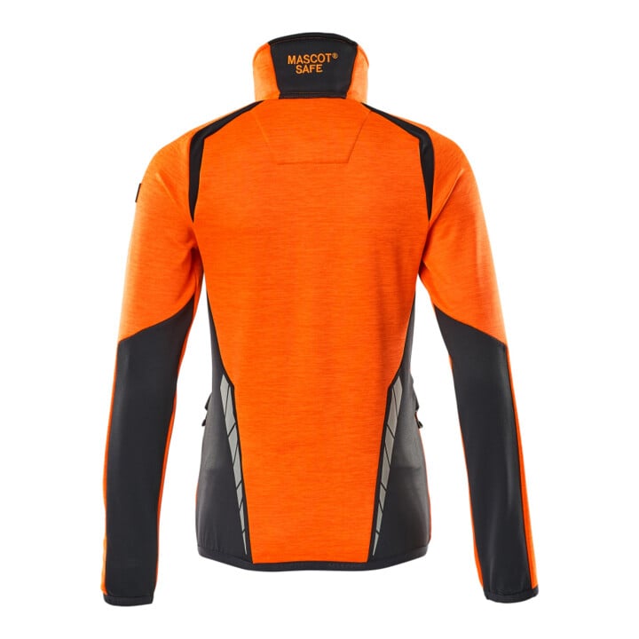 Mascot Fleecepullover Damen Microfleecejacke S hi-vis orange/schwarzblau