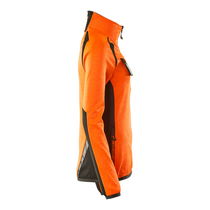 Mascot Fleecepullover Damen Microfleecejacke XS hi-vis orange/dunkelanthrazit