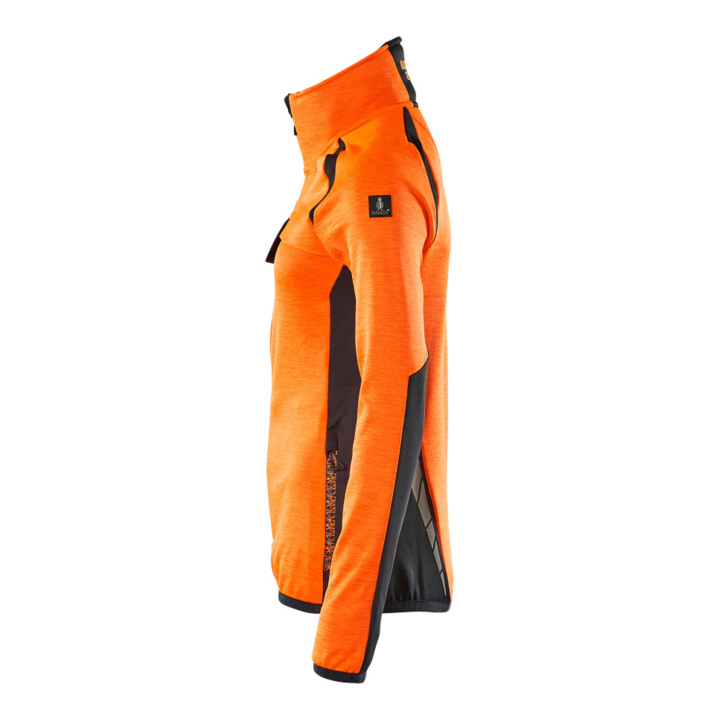 Mascot Fleecepullover Damen Microfleecejacke XS hi-vis orange/schwarzblau