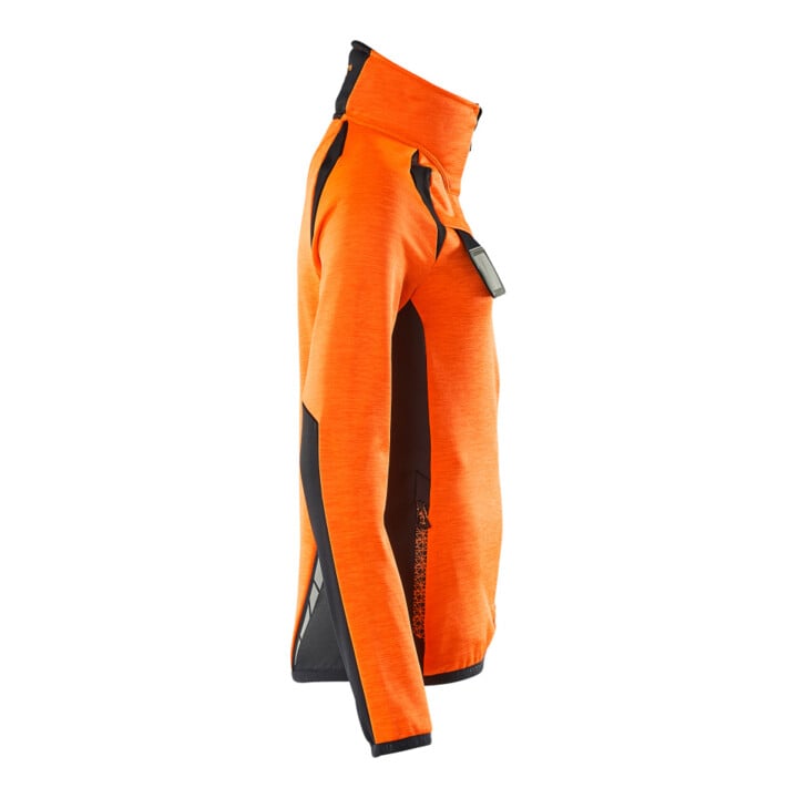 Mascot Fleecepullover Damen Microfleecejacke XS hi-vis orange/schwarzblau